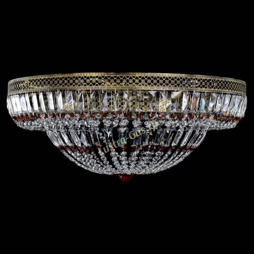 Люстра Венеция Купол пластинка под бронзу Чайная в Самаре Гусь Хрустальный