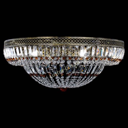 Люстра Венеция Купол пластинка под бронзу Чайная в Самаре Гусь Хрустальный