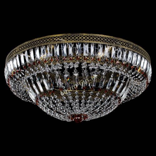 Люстра Венеция Купол пластинка под бронзу Чайная в Самаре Гусь Хрустальный