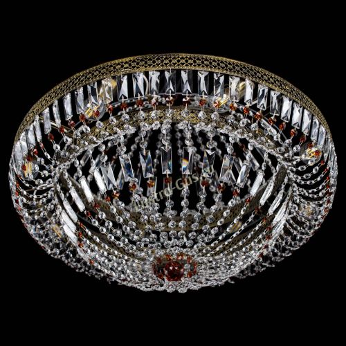 Люстра Венеция Купол пластинка под бронзу Чайная в Самаре Гусь Хрустальный