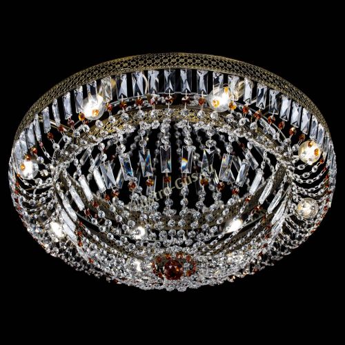 Люстра Венеция Купол пластинка под бронзу Чайная в Самаре Гусь Хрустальный