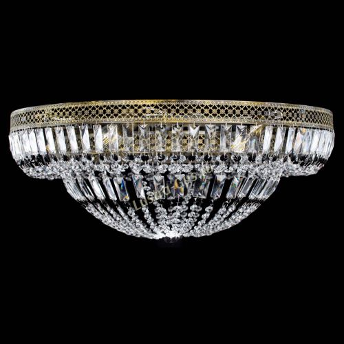 Люстра Венеция Купол пластинка под бронзу Черная в Самаре Гусь Хрустальный