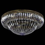 Люстра Венеция Купол пластинка под бронзу Фиолетовая в Самаре