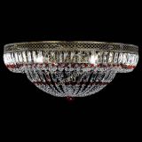 Люстра Венеция Купол пластинка под бронзу Красная в Самаре