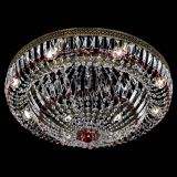 Люстра Венеция Купол пластинка под бронзу Красная в Самаре