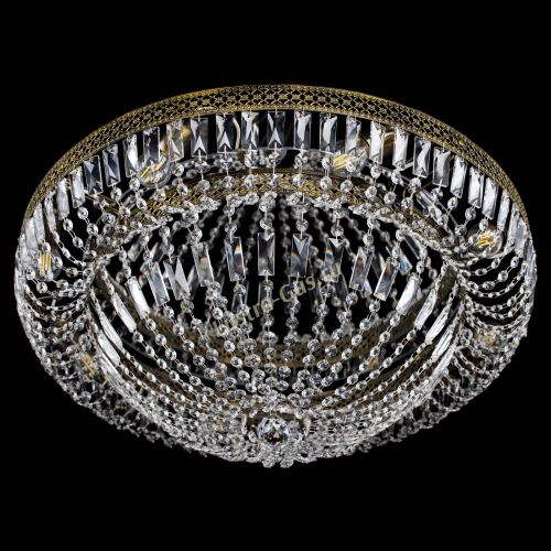 Люстра Венеция Купол пластинка под бронзу в Самаре Гусь Хрустальный