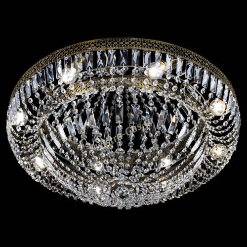 Люстра Венеция Купол пластинка под бронзу в Самаре Гусь Хрустальный