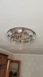 Люстра Венеция Купол пластинка под бронзу в Самаре отзыв и фото покупателя