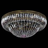 Люстра Венеция Купол пластинка под бронзу Розовая в Самаре