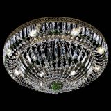 Люстра Венеция Купол пластинка под бронзу Зеленая в Самаре