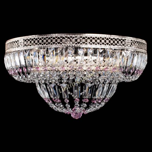 Люстра Венеция Купол пластинка Розовая в Самаре Люстра Венеция Купол пластинка Розовая в Самаре