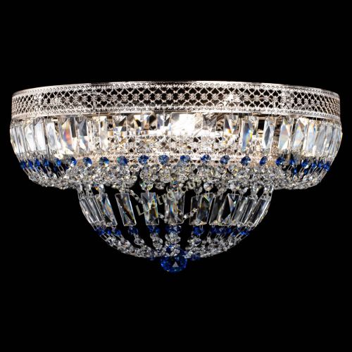 Люстра Венеция Купол пластинка Синяя в Самаре Гусь Хрустальный