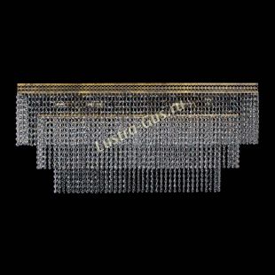 Потолочная люстра Прямоугольник Венеция №8 под бронзу