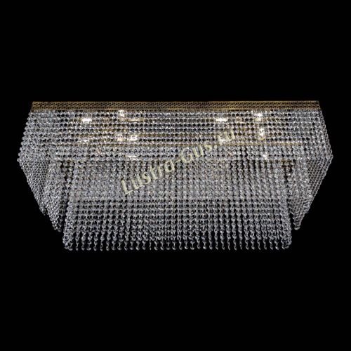 Люстра Прямоугольник Венеция №8 под бронзу в Самаре Гусь Хрустальный