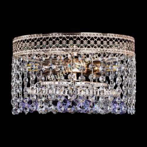 Люстра Венеция шар №2 фиолетовая в Самаре Гусь Хрустальный