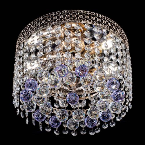 Люстра Венеция шар №2 фиолетовая в Самаре Гусь Хрустальный