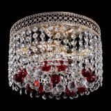 Люстра Венеция шар №2 красная в Самаре