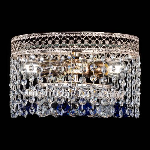 Люстра Венеция шар №2 синяя в Самаре Гусь Хрустальный