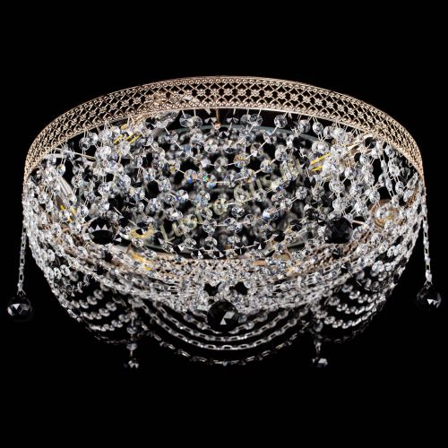 Люстра Венеция Жасмин черная в Самаре Гусь Хрустальный