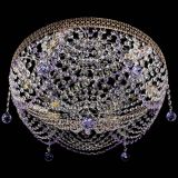 Люстра Венеция Жасмин фиолетовая в Самаре