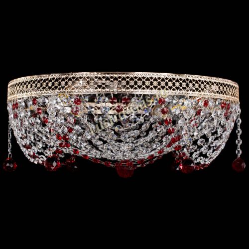 Люстра Венеция Жасмин красная в Самаре Гусь Хрустальный