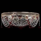 Люстра Венеция Жасмин красная в Самаре