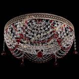 Люстра Венеция Жасмин красная в Самаре