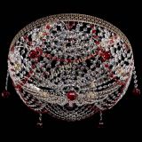 Люстра Венеция Жасмин красная в Самаре
