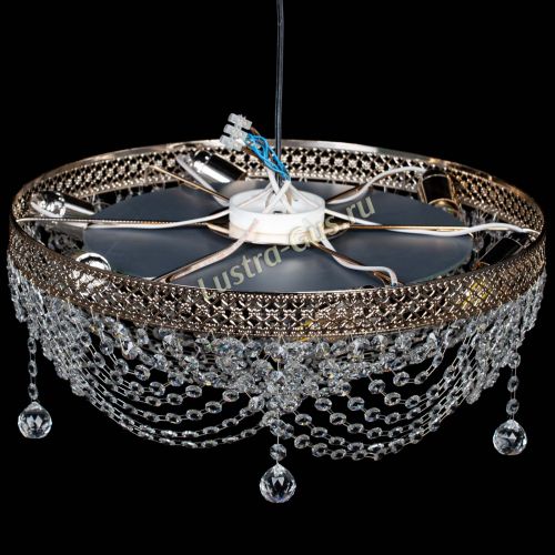 Люстра Венеция Жасмин красная в Самаре Гусь Хрустальный