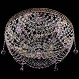 Люстра Венеция Жасмин розовая в Самаре