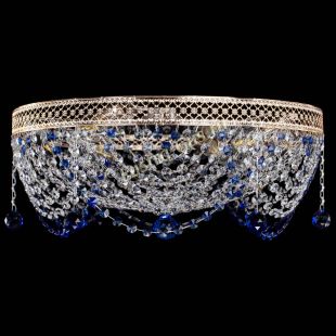  Люстра Венеция Жасмин синяя