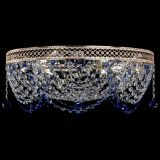 Люстра Венеция Жасмин синяя в Самаре