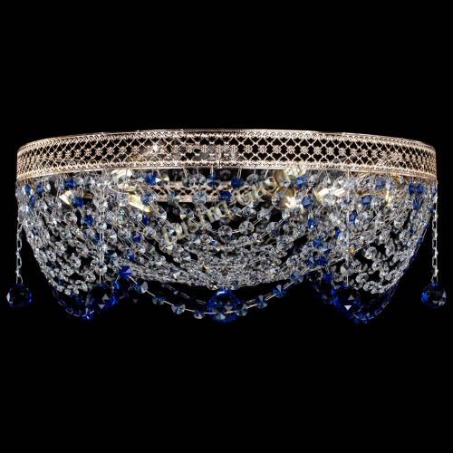 Люстра Венеция Жасмин синяя в Самаре Гусь Хрустальный