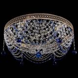 Люстра Венеция Жасмин синяя в Самаре