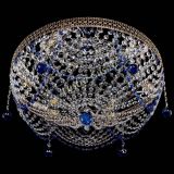 Люстра Венеция Жасмин синяя в Самаре