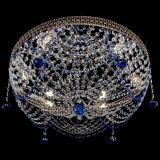 Люстра Венеция Жасмин синяя в Самаре