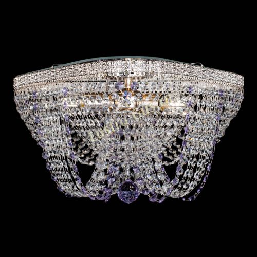 Люстра Верона Токката №5 фиолетовая в Самаре Гусь Хрустальный