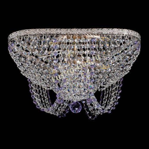 Люстра Верона Токката №5 фиолетовая в Самаре Гусь Хрустальный