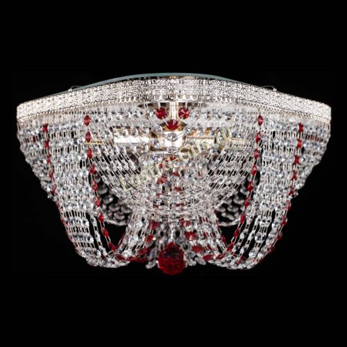 Люстра Верона Токката №5 красная в Самаре Гусь Хрустальный