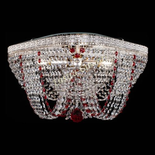 Люстра Верона Токката №5 красная в Самаре Гусь Хрустальный