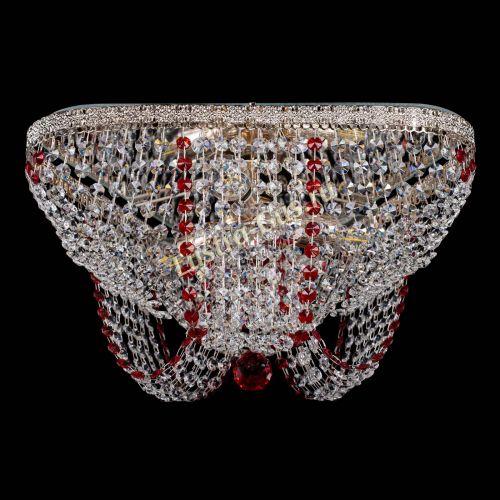 Люстра Верона Токката №5 красная в Самаре Гусь Хрустальный