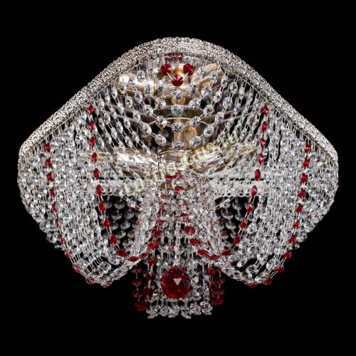 Люстра Верона Токката №5 красная в Самаре Гусь Хрустальный