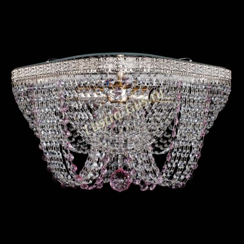 Люстра Верона Токката №5 розовая в Самаре Гусь Хрустальный