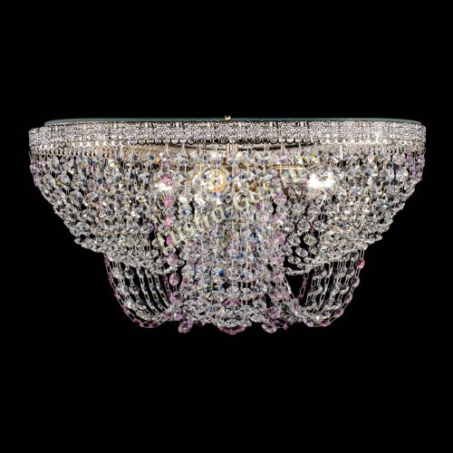 Люстра Верона Токката №5 розовая в Самаре Гусь Хрустальный