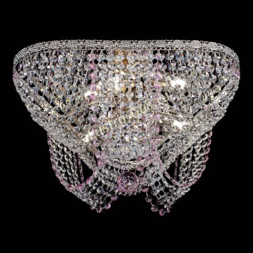 Люстра Верона Токката №5 розовая в Самаре Гусь Хрустальный