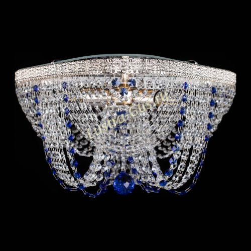 Люстра Верона Токката №5 синяя в Самаре Гусь Хрустальный