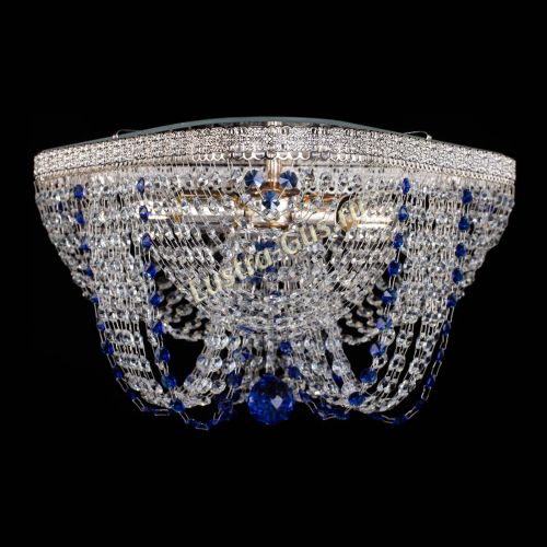 Люстра Верона Токката №5 синяя в Самаре Гусь Хрустальный