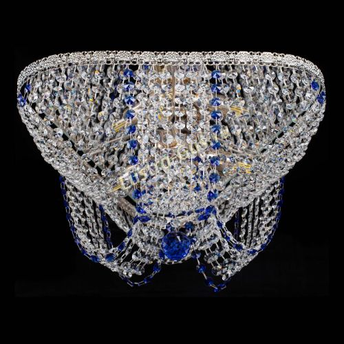 Люстра Верона Токката №5 синяя в Самаре Гусь Хрустальный