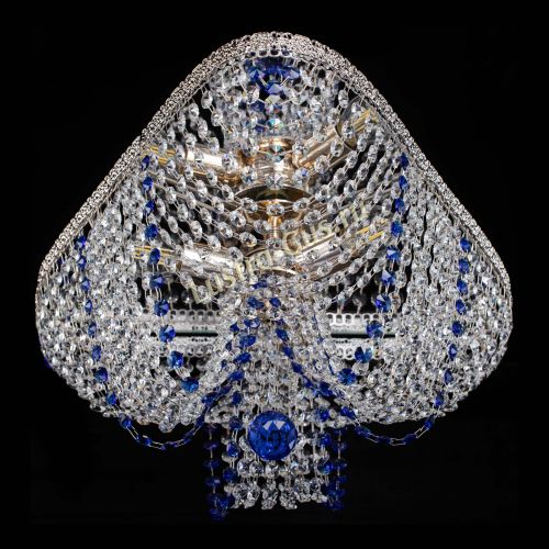 Люстра Верона Токката №5 синяя в Самаре Гусь Хрустальный