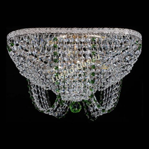 Люстра Верона Токката №5 зеленая в Самаре Гусь Хрустальный